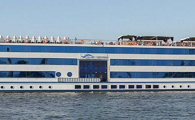 Relaxing with Discovery Tours Egypt on the MS Blue Shadow deluxe nile cruise sundeck.